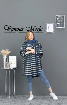 مانتو پانچ چهارخونه