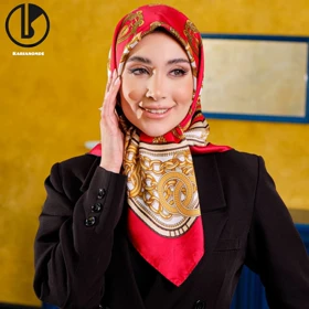 روسری ابریشم توییل (قواره 90) 30156