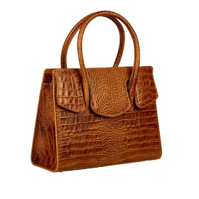 کیف دسته‌دار چرمی زنانه (کروکو)