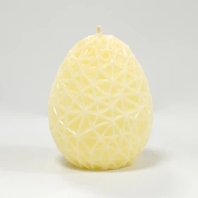 شمع دوژه طرح تخم مرغی (لیمویی)