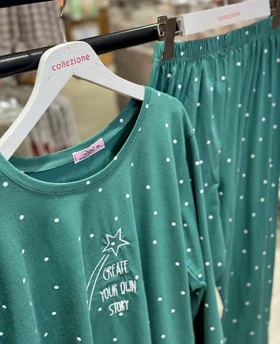 بلوز شلوار نرمال سکسن کد41154-A