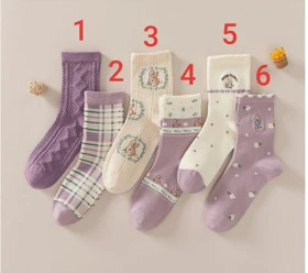 جوراب خرگوش بنفش 1103