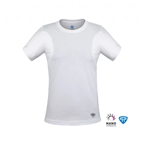 تیشرت نانو آنتی باکتریال ضدتعریق مردانه یقه گرد سفید