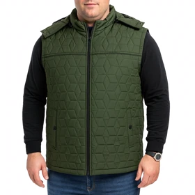 جلیقه پافر سایز بزرگ مردانه مدل 63871