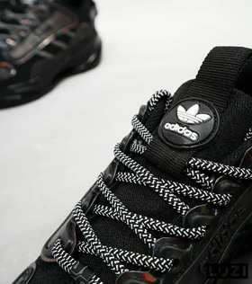 کفش کتانی مردانه و زنانه مشکی هولوگرامی ADIDAS BONCE