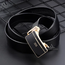 کمربند مردانه مون بلان Montblanc Leather Ratchet Belt BL131