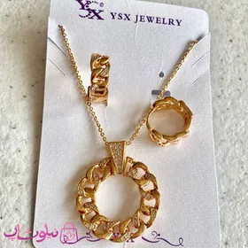 نیم ست زنانه YSX مدل کارتیه طلایی