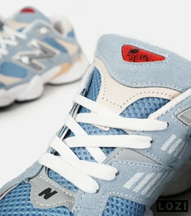 کفش کتانی مردانه و زنانه آبی کرم NEW BALANCE 9060