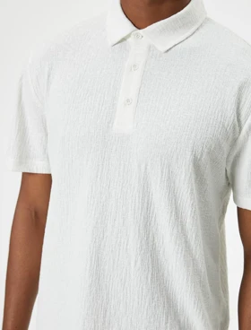 تیشرت یقه پولو مردانه اورجینال کوتون koton