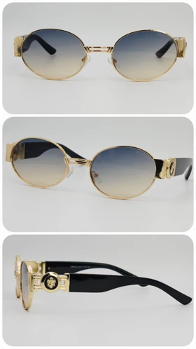 عینک آفتابی زنانه ورساچه Versace ضد اشعه UV400 ایتالیایی (مشکی سبز)