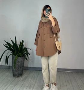 مانتو کتان کاغذی پندار