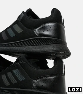 کفش کتانی بزرگ پا مشکی هولوگرامی ADIDAS cloud foam