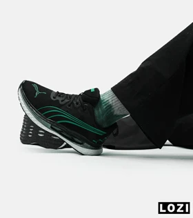 کفش کتانی ورزشی مردانه و زنانه مشکی سبز PUMA