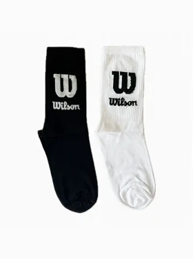 جوراب ساق بلند طرح Wilson یونیسکس