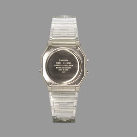 ساعت کاسیو یونیسکس شفاف Casio F-91WS-7 Unisex Transparent