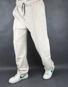 شلوار اولد مانی مردانه کرمی 133