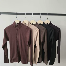 بلوز کرکره ای تمام زیپ