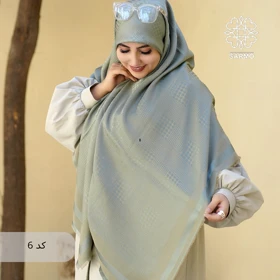 روسری نخ ژاکارد رونا پیچی