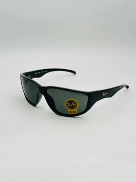 عینک افتابی برند ریبن طرح فراری با عدسی سنگRay-Ban اقساط (مشکی عدسی سبز)