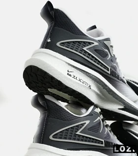 کفش کتانی مردانه سفید خاکستری NIKE zoom X