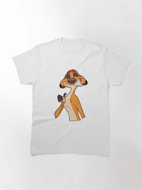 تیشرت lion king طرح Timon کد 201054
