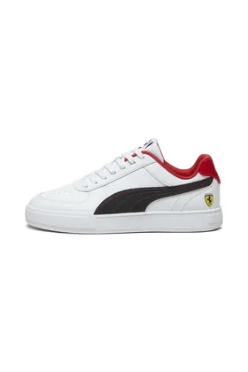 کفش اسپرت مردانه کتانی Ferrari Caven 307960-04 WHITE 30796004