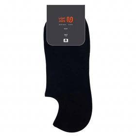 جوراب جوپا زیر قوزکی ساده - سیاه ساده