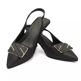 کفش مجلسی زنانه پاشنه‌دار 3 سانت مدل 400344 _ sandal valentino