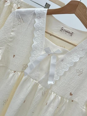 ست لباس راحتی بلوز و شلوارک کد 115