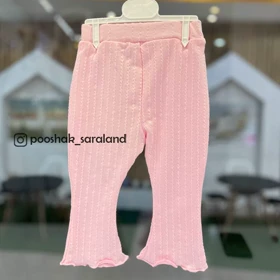 تاپ و شلوارک نوزاد دخترانه طرح گل