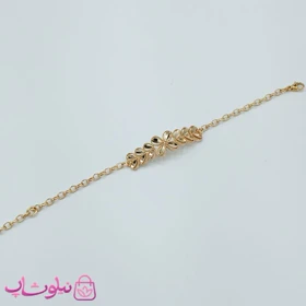 دستبند زنانه ژوپینگ با پلاک مدل گل کد 3891