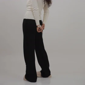 شلوار بافت بغل ریش