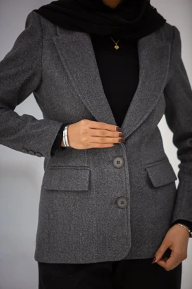 پالتو کت زنانه Zara (طوسی)