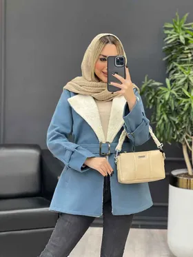 پالتو فوتر یقه خز