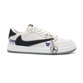 کفش و کتانی مردانه مدل نایک ترویس NIKE TRAVIS رنگ سفید طوسی کد 31003