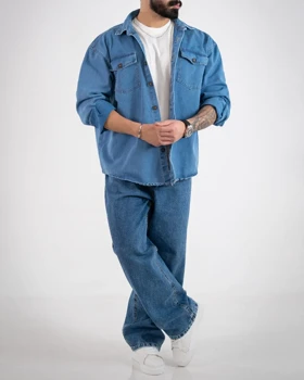 پیراهن جین شولدر-کد4917