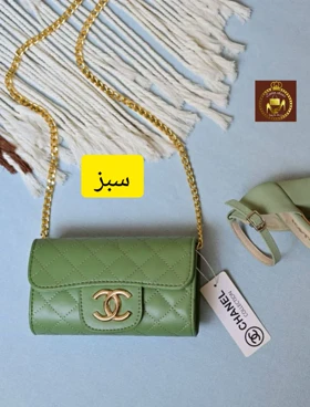 کیف زنجیری مینی شنل مجلسی زنانه کد: 4812