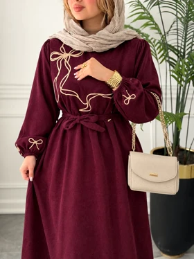 پیراهن مخمل آیسو 953
