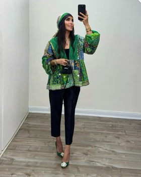 مانتو هندی ژاکارد