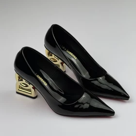 کفش پاشنه‌بلند جلو بسته D&G