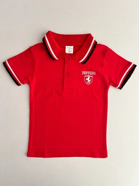 تیشرت پسرانه ترک طرح فراری 7153