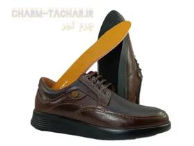 کفش طبی مدرن مردانه چرم طبیعی پارما پلاس بندی