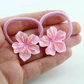 کش مو دخترانه مدل شکوفه گیلاس