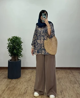 تونیک مانتویی لینن ایتالیایی گلوریا 1