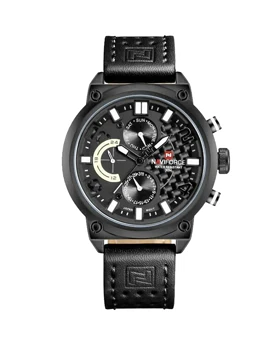 ساعت ناوی فورس اورجینال مردانه NAVIFORCE NF9068L B/W/B