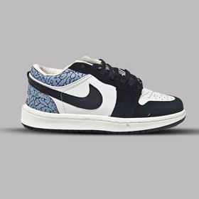 کفش جردن 1 آبی سیاه طرح Low SE True Blue
