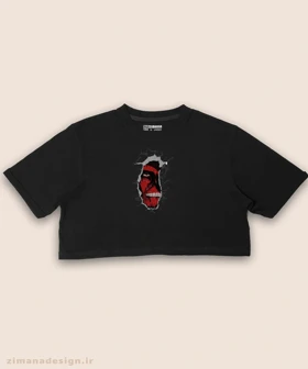 کراپ زنانه طرح اتک آن تایتان 927