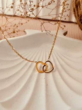 گردنبند دو قلب