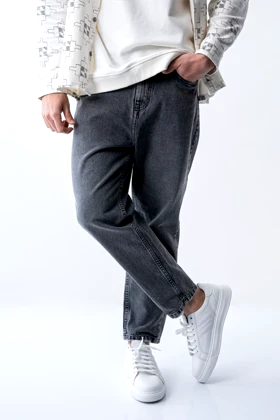 شلوار جین مام فیت مردانه