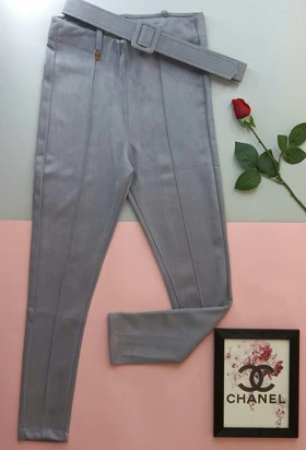 شلوار سوئیت کمربنددار کد 40109